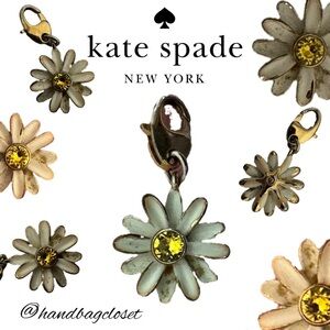 KATE SPADE Daisy Vintage Into The Bloom 12 KT Plated Charm (no Bracelet)